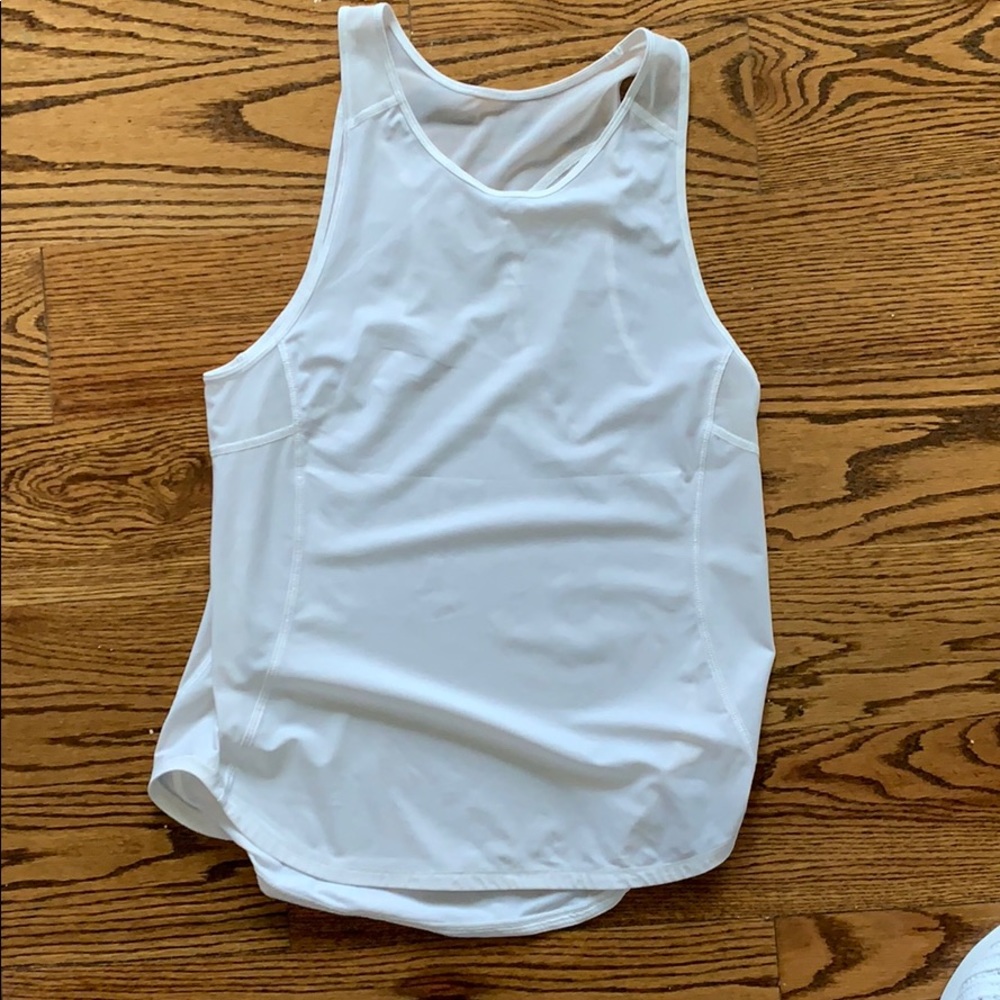 Lululemon White Tank size 8